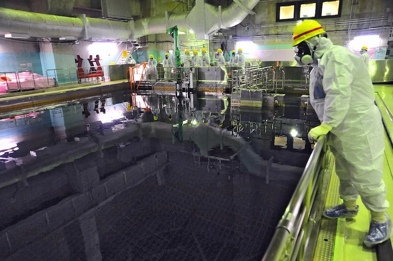 Spent fuel pool at Fukushima Daiichi Nuclear Power Plant