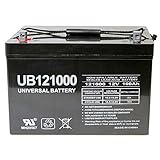 Universal Power Group 12V 100Ah Solar Wind AGM SLA DEEP Cycle VRLA Battery 12V 24V 48V