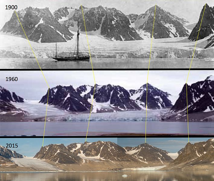 File:Glacier decrease on Svalbard in the years 1900-1960-2015.jpg