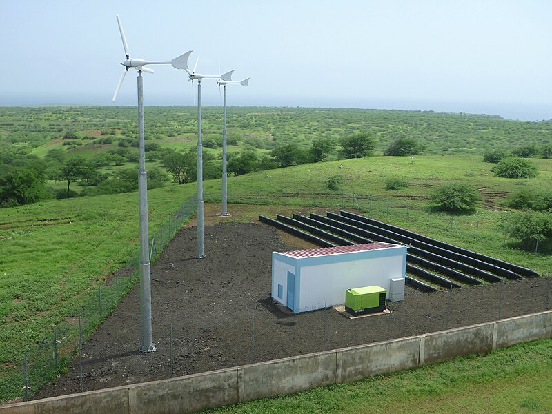 File:Micro-grid using small wind turbines, solar PV, energy storage..jpg