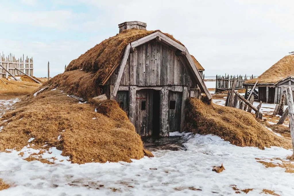 abandoned old wood cabin as a source of reclaimed wood