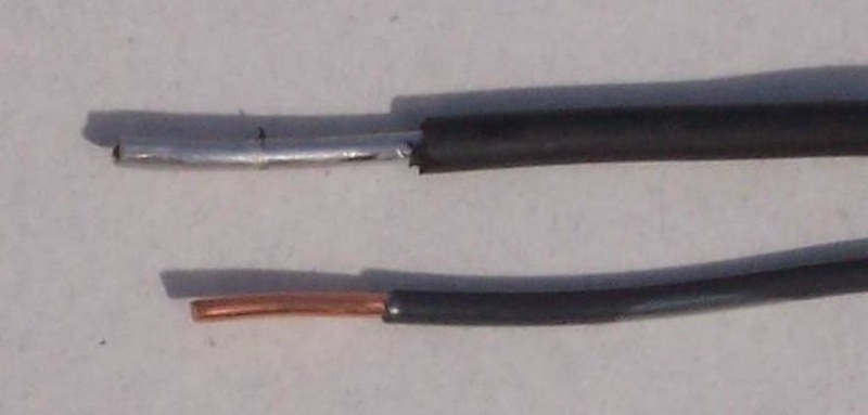 aluminum and copper wires