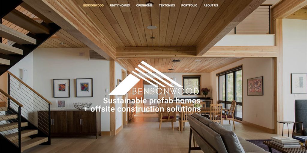 Bensonwood prefab homes company