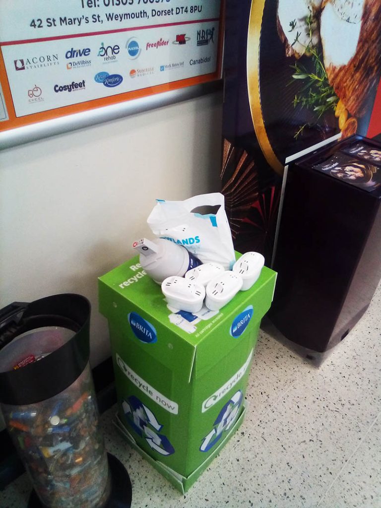 Brita collection box