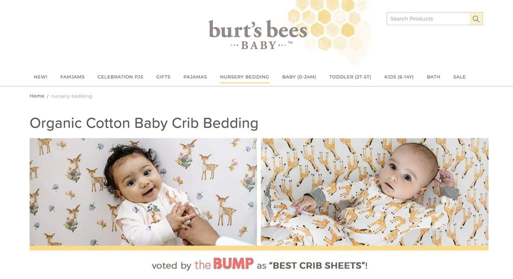 Burt's Bees Baby bedding