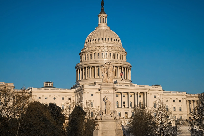 United States Capital Building in Washington D