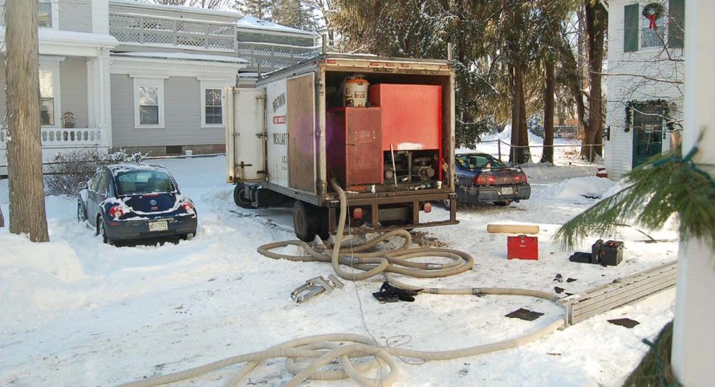 Cellulose Insulation Truck