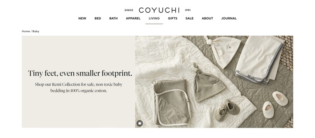 Coyuchi homepage