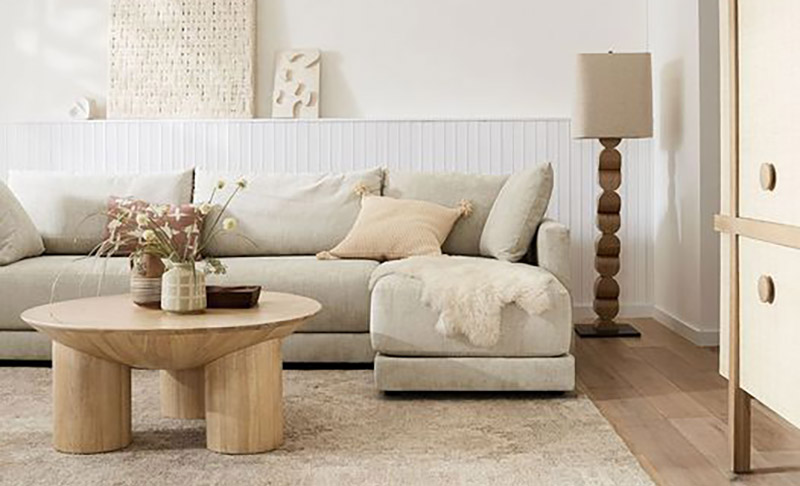 Crate & Barrel sustainable sofa