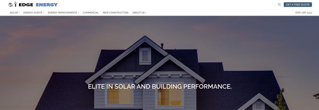 EDGE Energy homepage