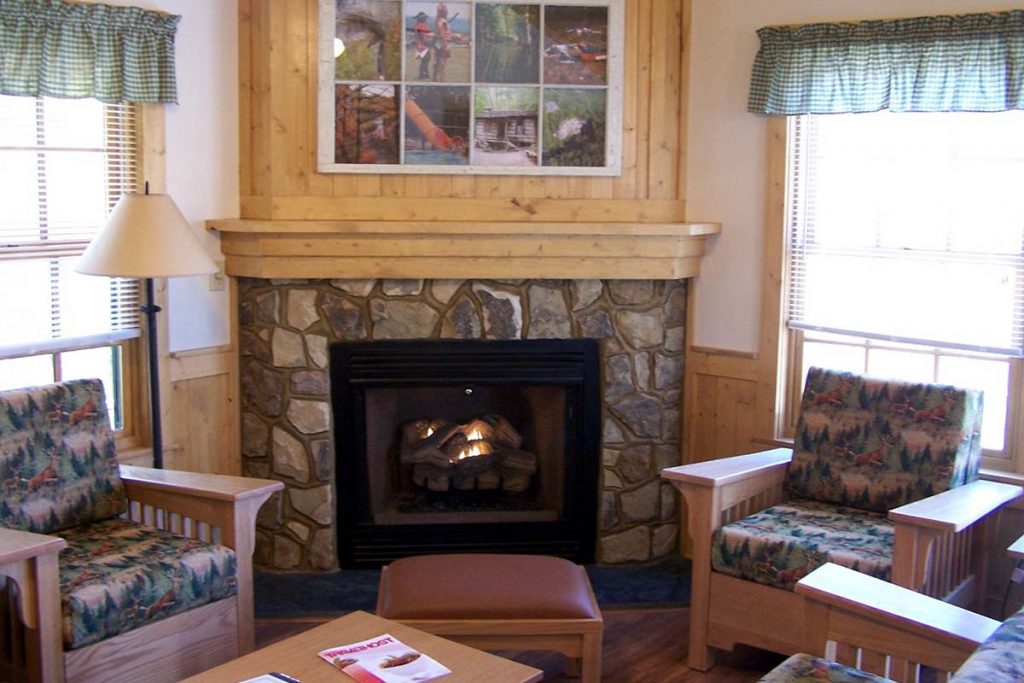 gas fireplace