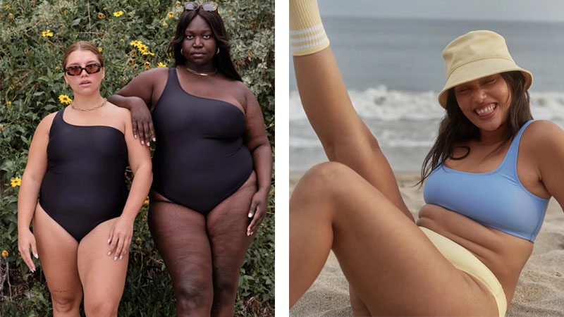 Girlfriend Collective sustainable swimwear brand