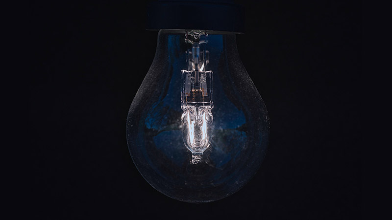 halogen light bulb