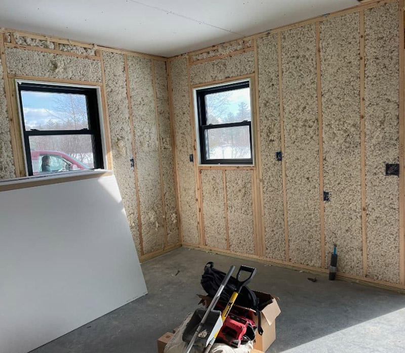 sustainable sheep wool insulation in walls