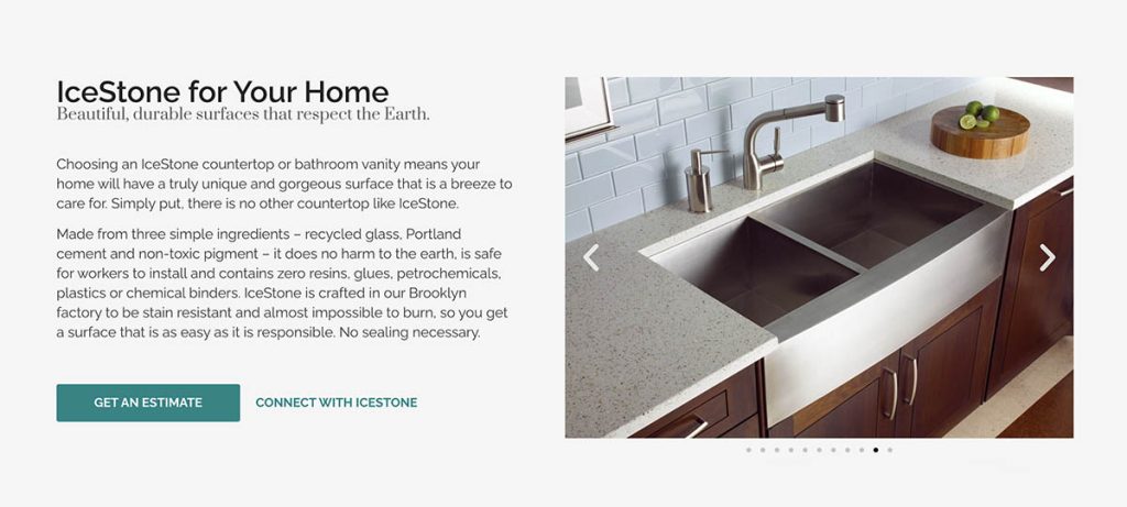 Icestone countertops