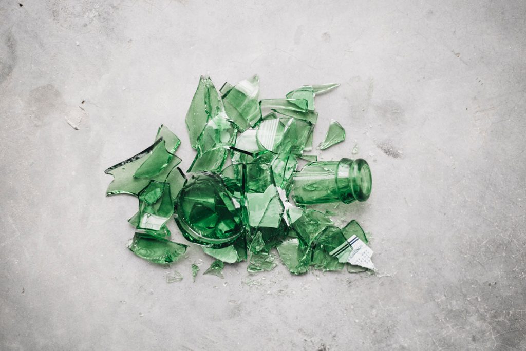 is broken glass recyclable