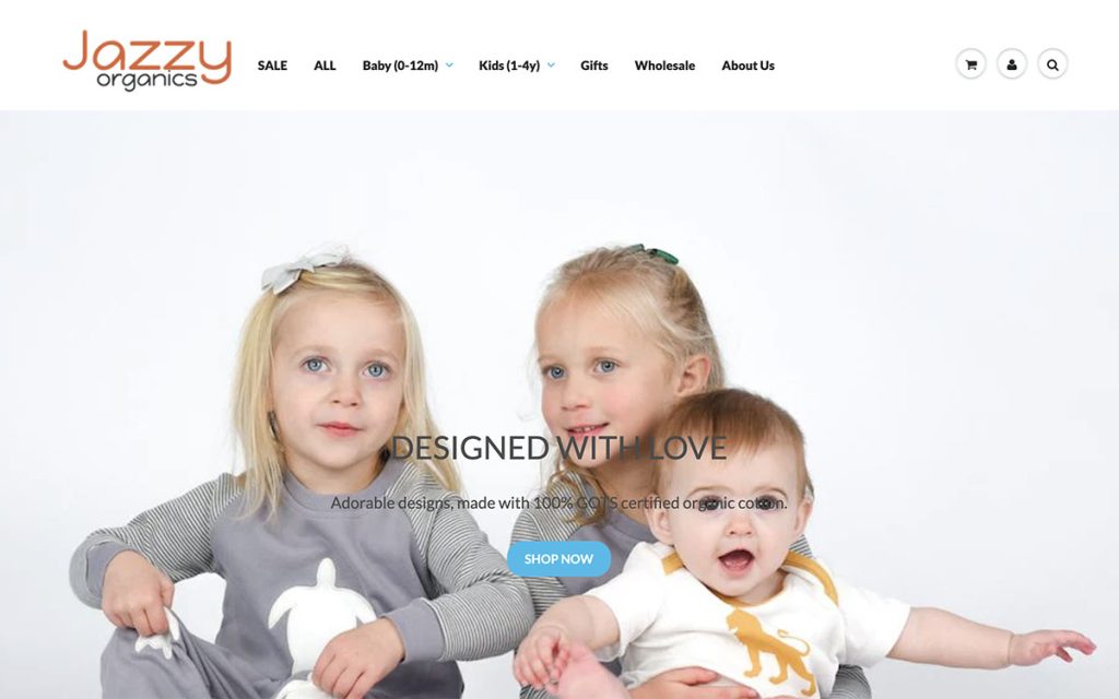 Jazzy Organics homepage