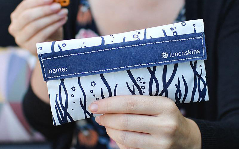 Lunchskins cloth food storage bag