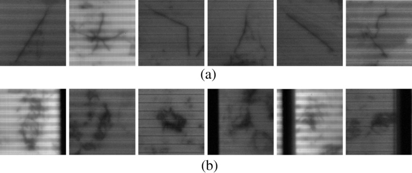 micro cracks on solar cells