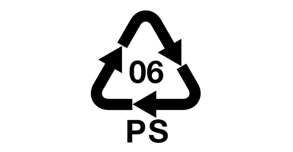 number six recycling code