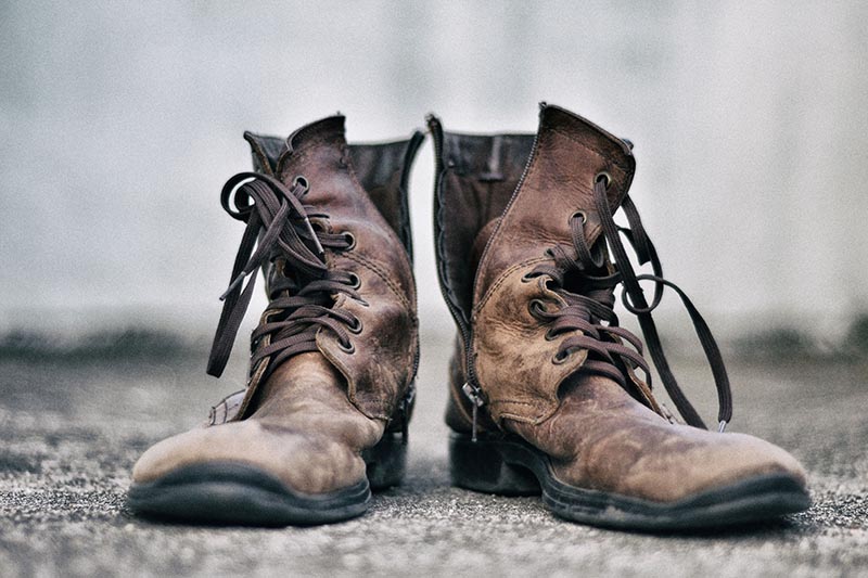 pair of old boots