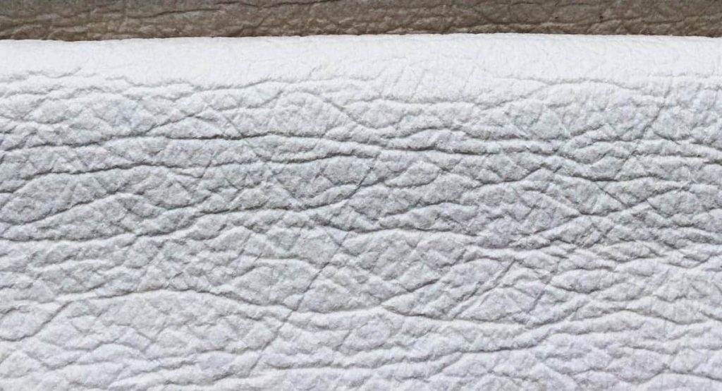 a piece of Piñatex fabric