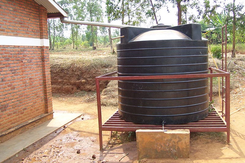 Rainwater harvesting tank