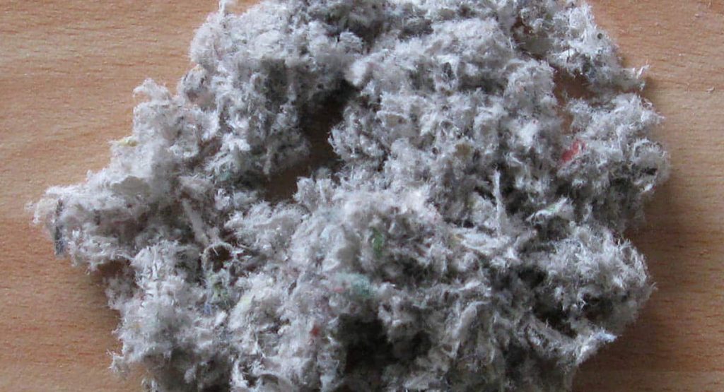 recycled cellulose used for insulation