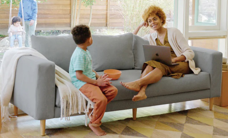 Sabai sustainable loveseat
