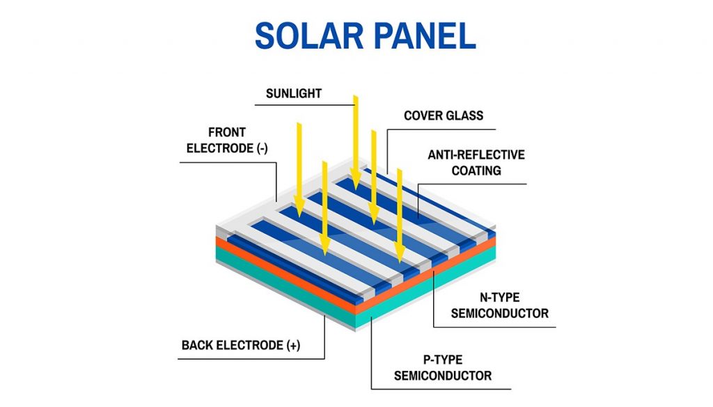 solar panel diagram