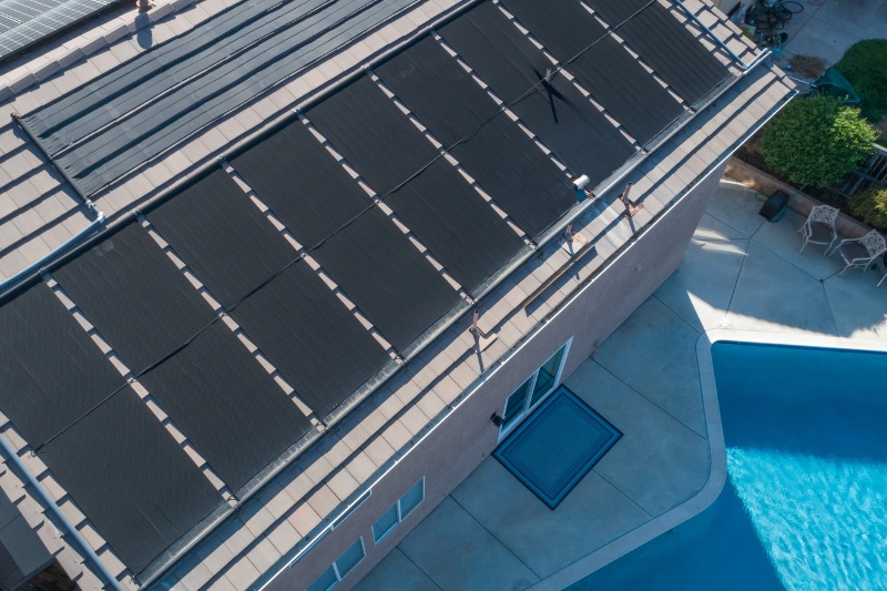 solar pool heating panels