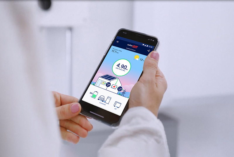 SolarEdge monitoring mobile application
