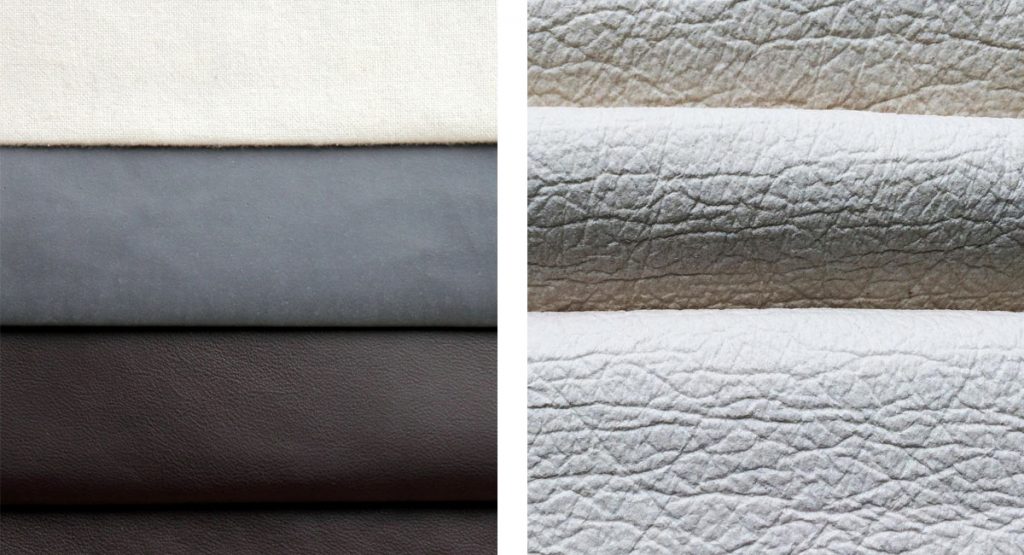Synthetic leather vs Pinatex vegan leather