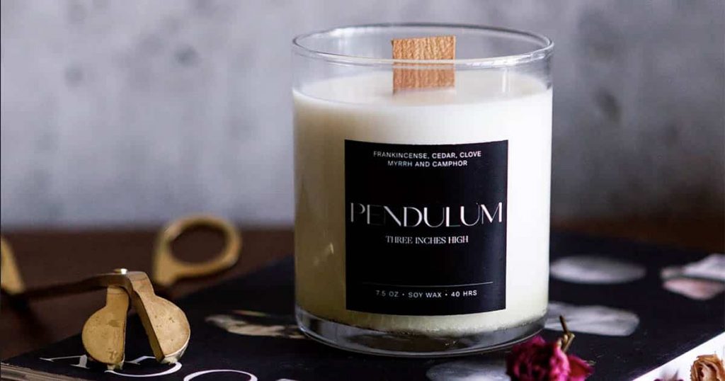 Three Inches High Pendulum candle