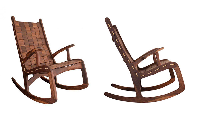 Vermont Woods sustainable rocking chair