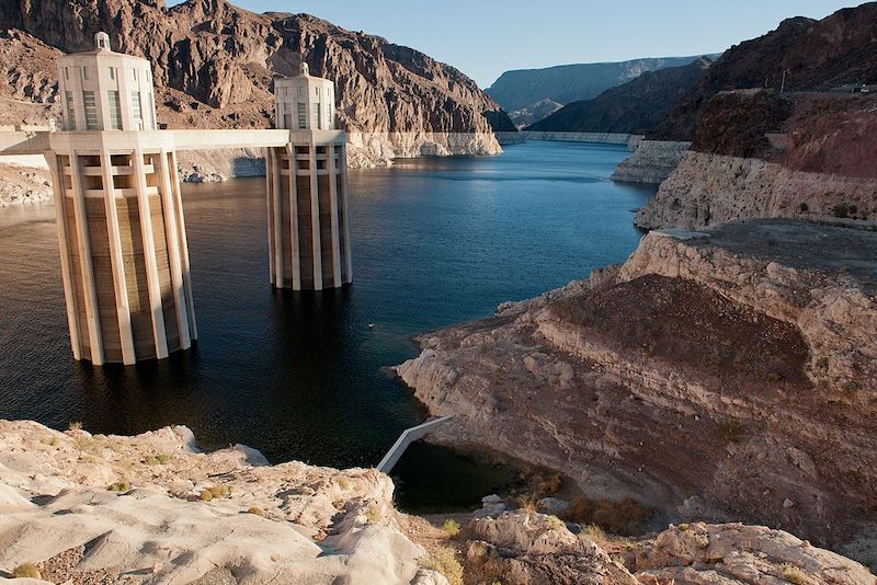 Water intakes on Lake Mead