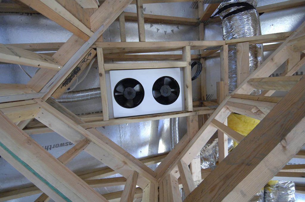 whole house fan installed