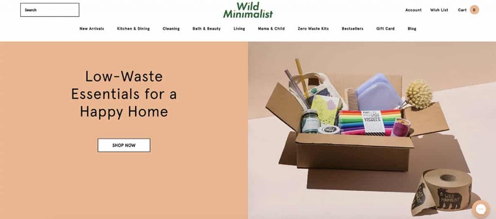 Wild Minimalist zero waste store