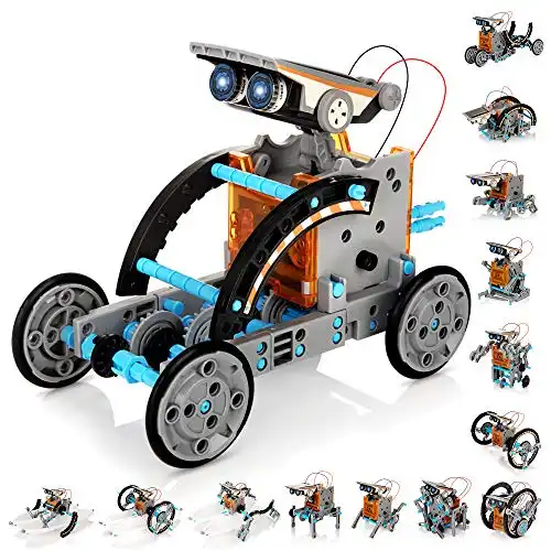 KIDWILL 14-in-1 Solar Robot Kit