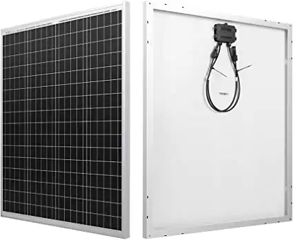 HQST 100 Watt 12 Volt Solar Panel