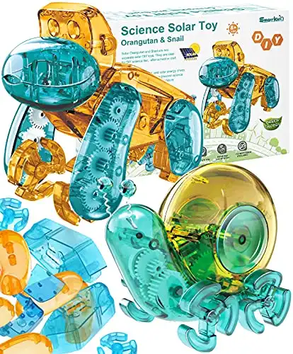 Smarkids Solar Robot Toys - Orangutan & Snail