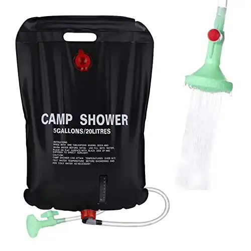 SUNGA Camping Solar Shower Bag - 5 Gallons/20L