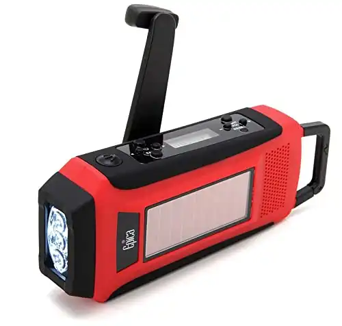 Epica Digital Emergency Solar Hand Crank Charger