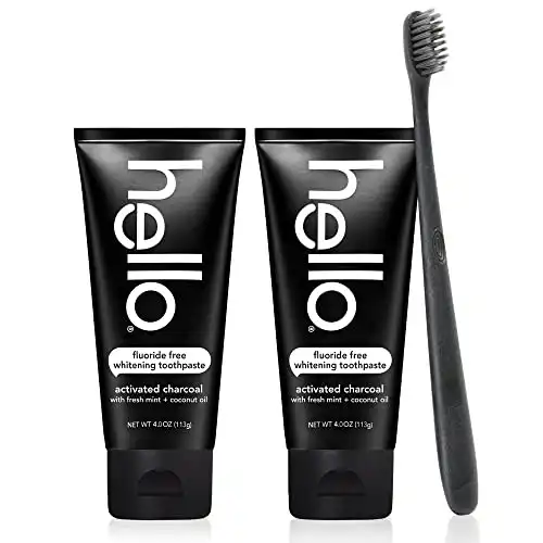 Hello Activated Charcoal Teeth Whitening Toothpaste