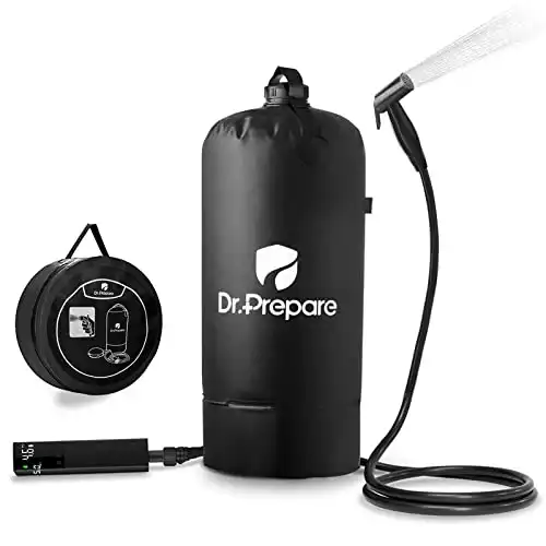 DR.PREPARE 4 Gallon Camping Shower