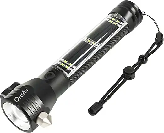 Otdair LED Solar Flashlight