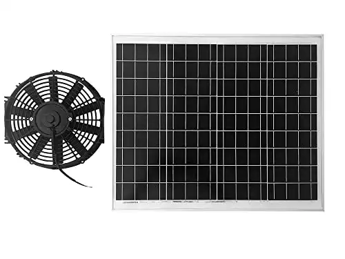 Amtrak 70-Watt Solar Fan