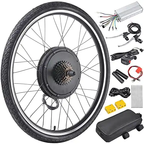 AW 26"x1.75" Rear Wheel 48V 1000W Electric Bicycle Motor Kit 