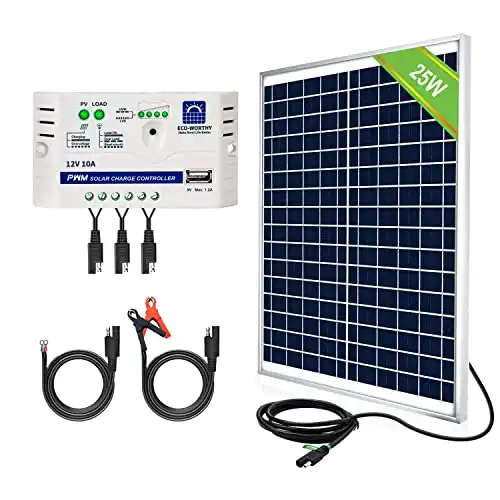 ECO-WORTHY 25 Watts 12V Off-Grid Solar Kit