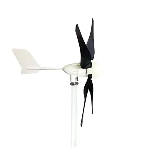 Windmax HY400 500 Watt Max 12-Volt 5-Blade Residential Wind Generator Kit